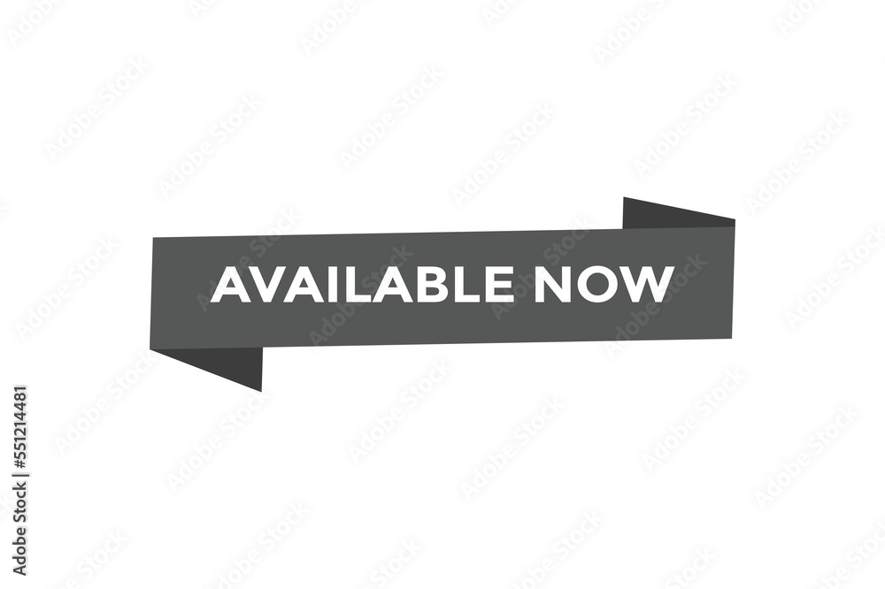 Available now button web banner template Vector Illustration
Available now button web banner template Vector Illustration