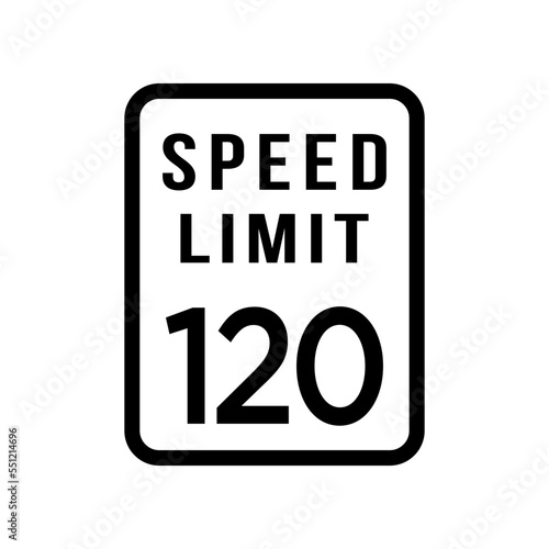 speed limit ,icon, design, flat, style, trendy, collection, template