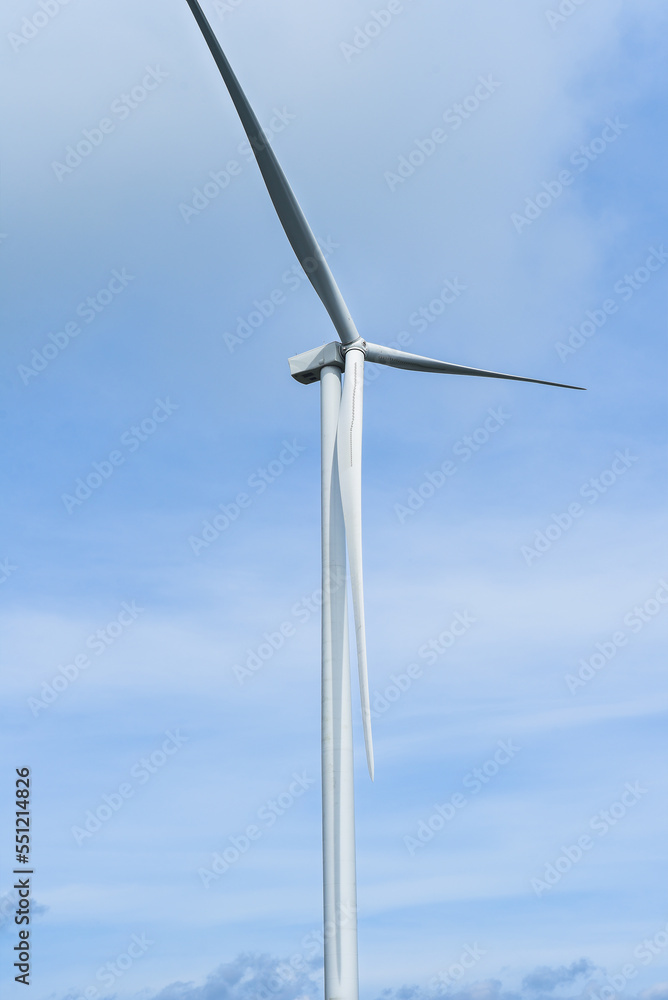 Wind turbine against sky in Da Lat of Vietnam Wind turbine against sky in Da Lat of Vietnam