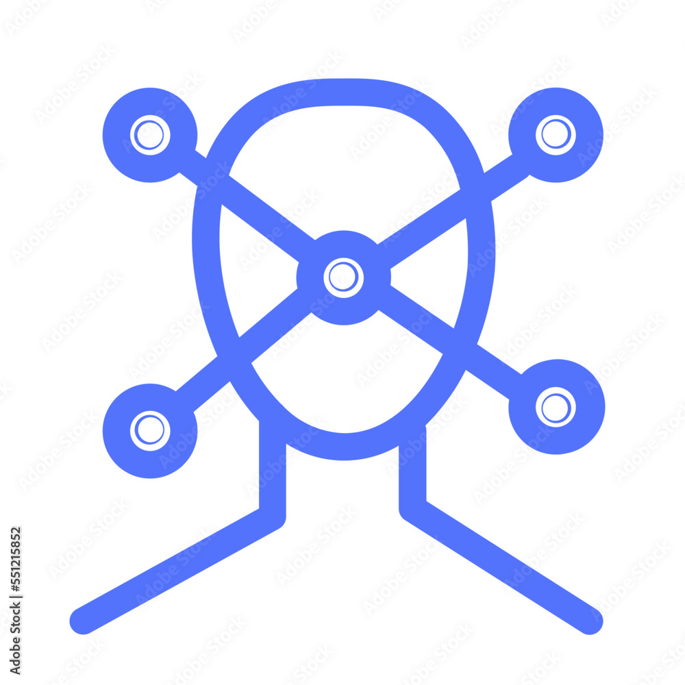 Face Facial Recognition Scan Authentication Biometric Identification Icon Face Facial Recognition Scan Authentication Biometric Identification Icon