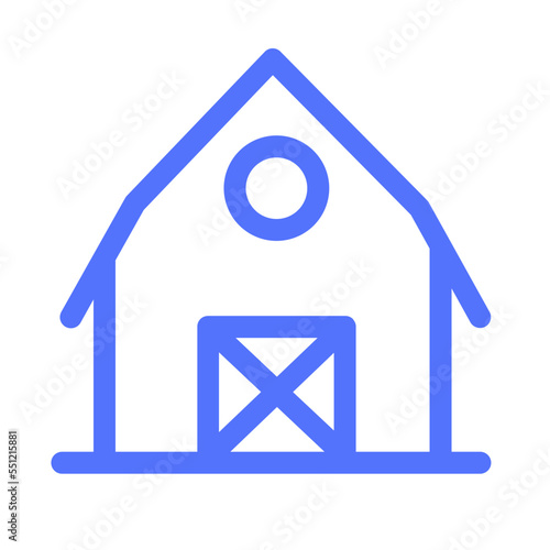 Farm Farmhouse Barn Farming Icon