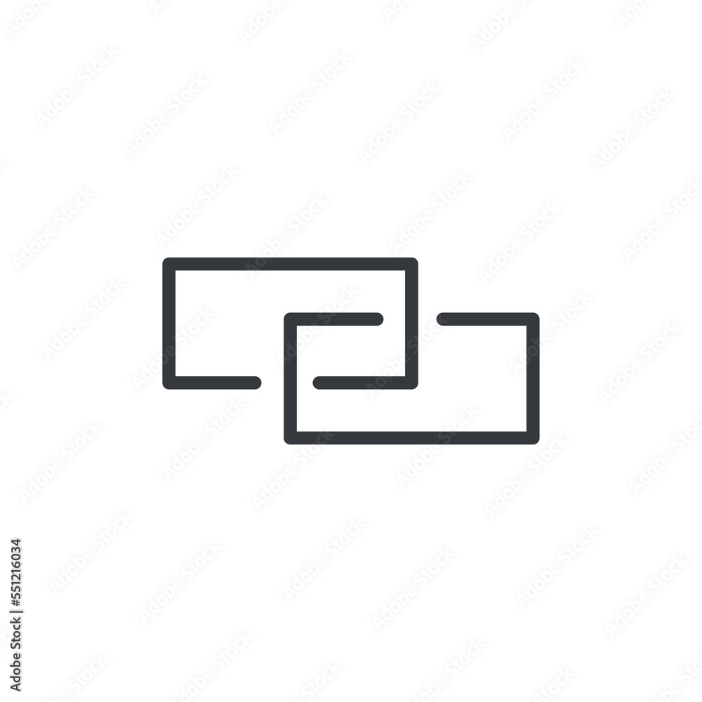 Url link icon vector. Hyperlink chain website icon vector isolated on white background Url link icon vector. Hyperlink chain website icon vector isolated on white background