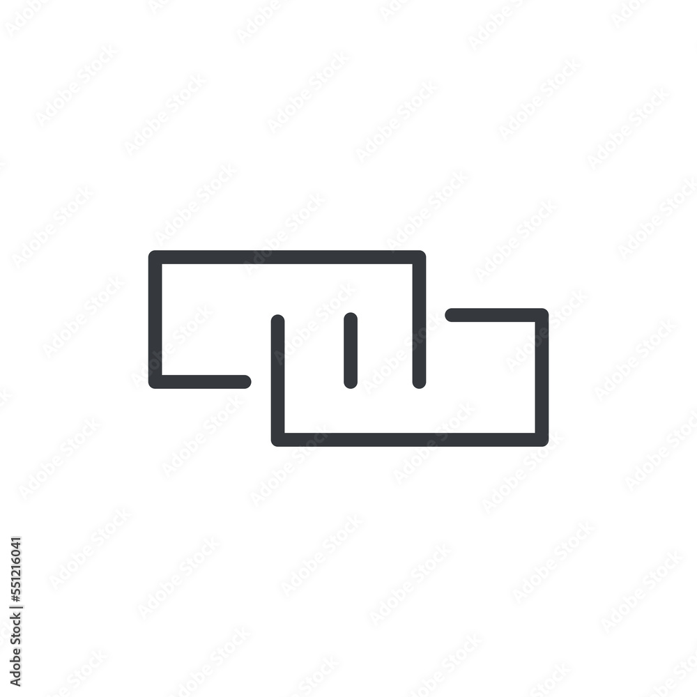 Url link icon vector. Hyperlink chain website icon vector isolated on white background Url link icon vector. Hyperlink chain website icon vector isolated on white background