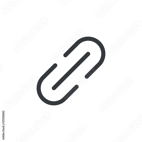 Url link icon vector. Hyperlink chain website icon vector isolated on white background