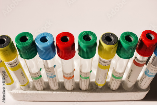 Blood Drawing equipment in laboratory for analysis