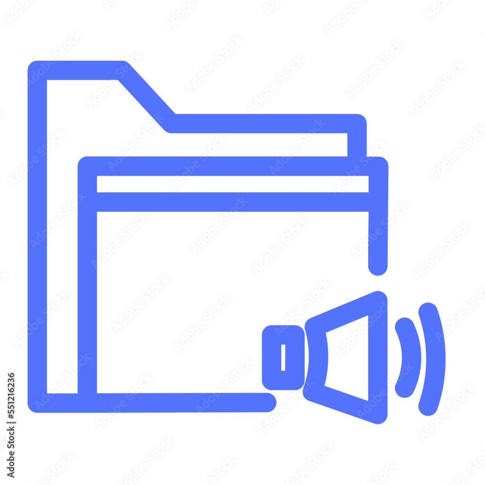 Folder Archive File Directory Music Sound Audio Icon Folder Archive File Directory Music Sound Audio Icon