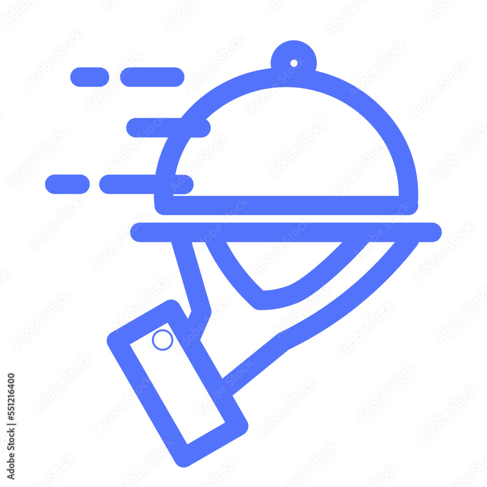 Food Restaurant Cloche Delivery Service Icon Food Restaurant Cloche Delivery Service Icon