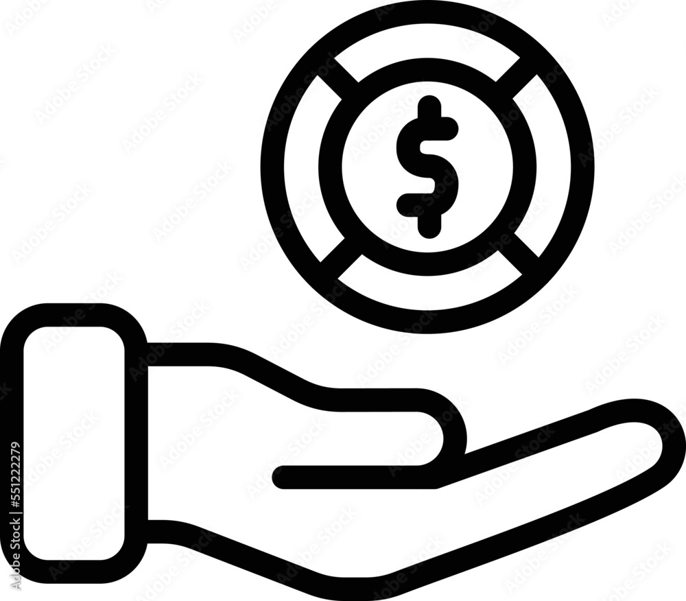 Money pay Vector Icon Design Illustration Money pay Vector Icon Design Illustration