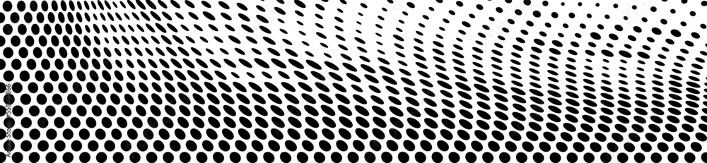 Halftone texture of black dots on a white background Halftone texture of black dots on a white background