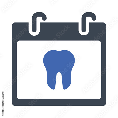 Dentist appointment icon