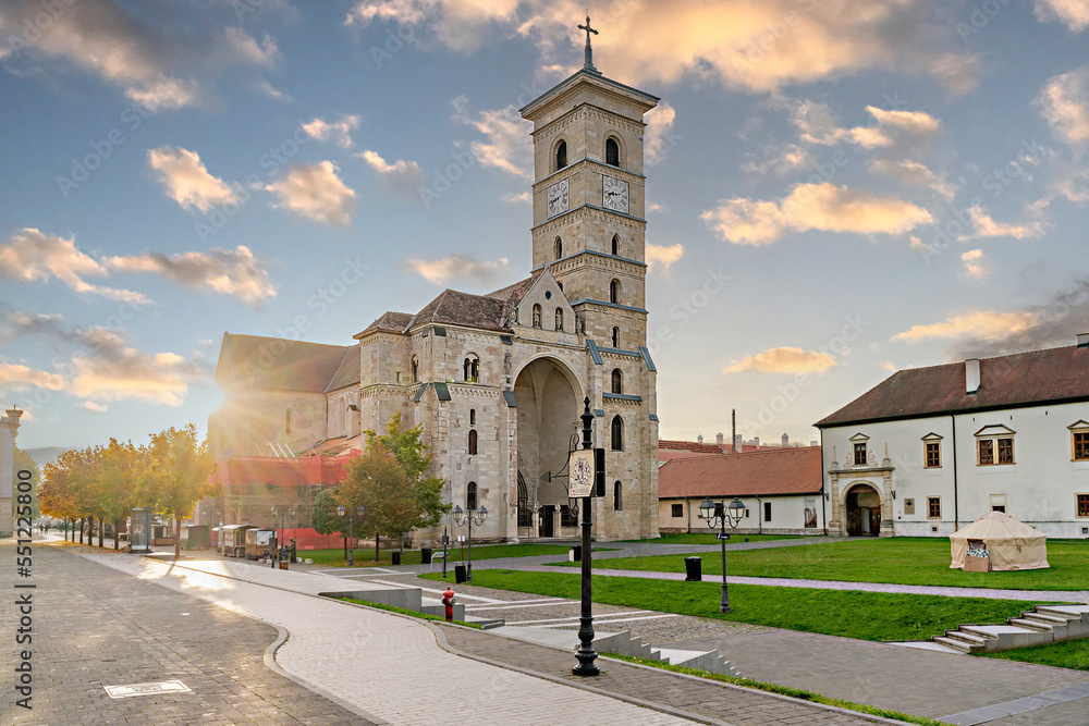 St Michael's Roman Catholic Cathedral in Alba Iulia, Transylvania, Romania