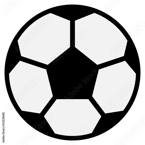 football ball flat icon