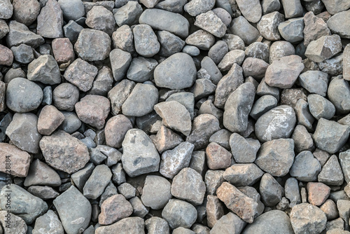 Photography Stones on the railway embankment as a background