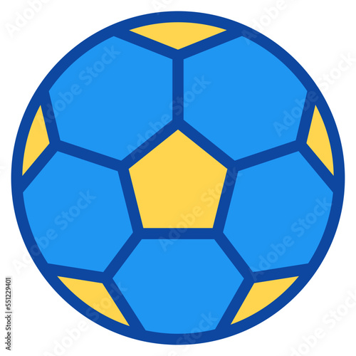 football ball two tone icon