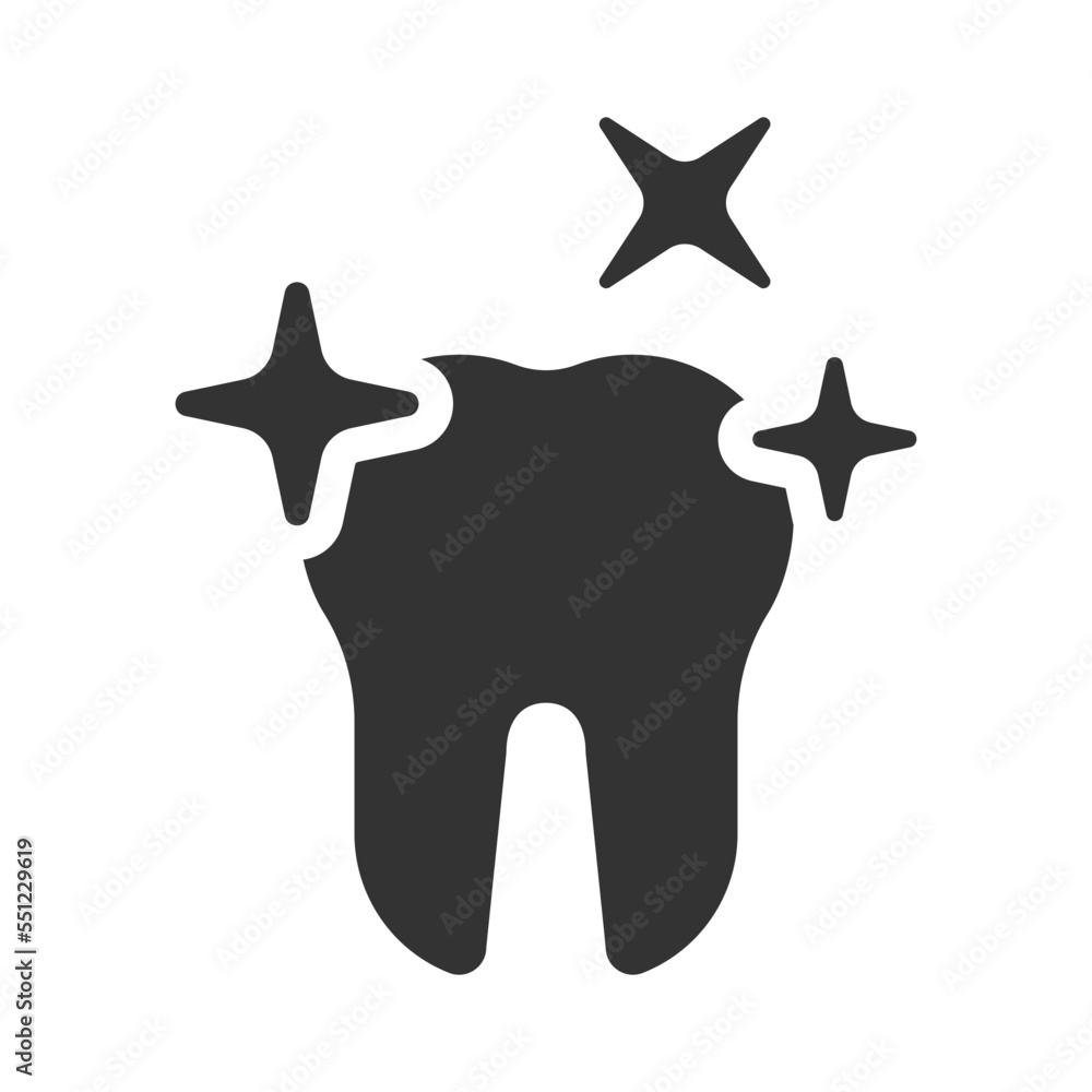 Clean tooth icon Clean tooth icon