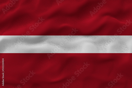 National Flag of Latvia. Background with flag of Latvia