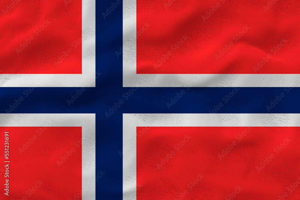 . National flag of Svalbard. Background with flag of Svalbard. . National flag of Svalbard. Background with flag of Svalbard.