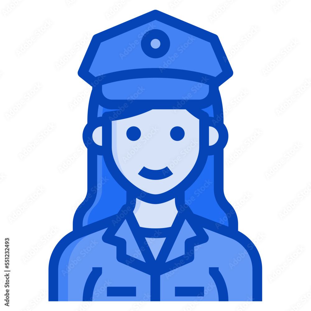 police blue icon