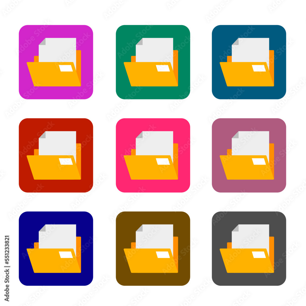 Folder icon in filled line style, use for website mobile app presentation Folder icon vector illustration in blue style for any projects, use for website mobile app presentation
Folder icon in filled line style, use for website mobile app presentation Folder icon vector illustration in blue style for any projects, use for website mobile app presentation