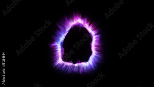 Magic portal seen  a teleportation vortex on background footage motion graphics, a background or overlay 4K drag and drop editing software supporting blending modes. VFX elements.