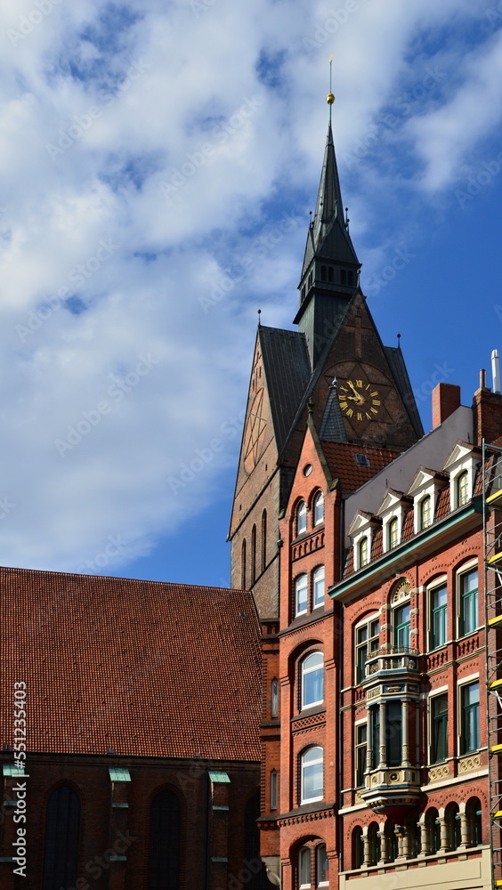 Historical Church in Hannover, the Capital City of Lower Saxony Historical Church in Hannover, the Capital City of Lower Saxony
