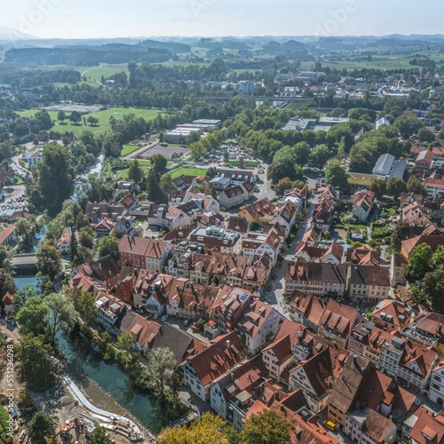 Wangen im Luftbild - Ausblick auf die sehenswerte historische Altstadt