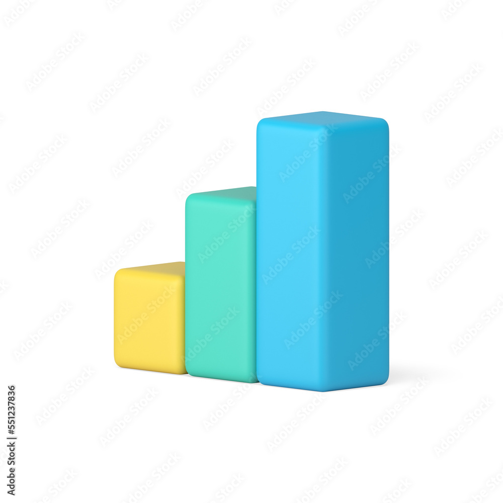 Data graph productivity level step business profit success index analysis 3d icon Data graph productivity level step business profit success index analysis 3d icon