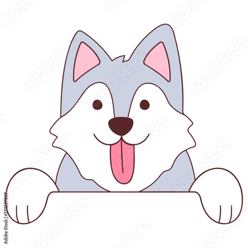siberian husky smile