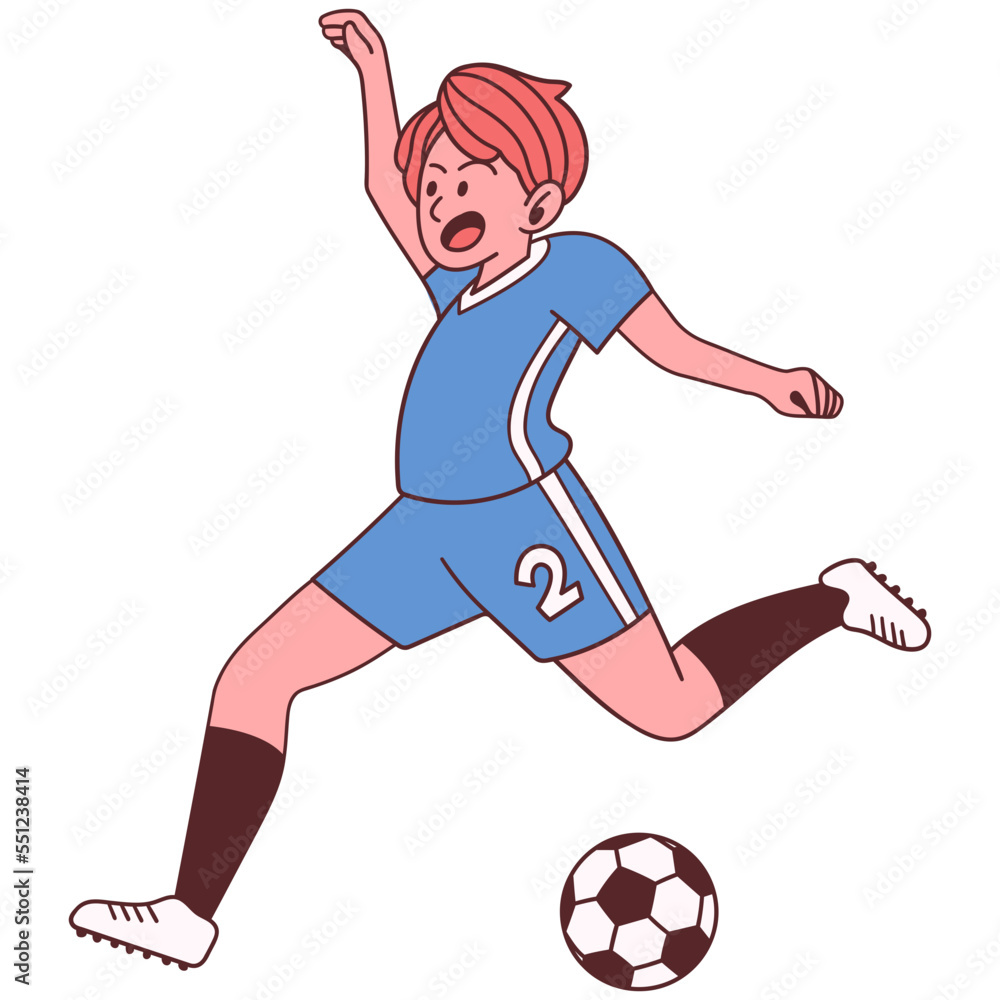soccer playing running soccer playing running