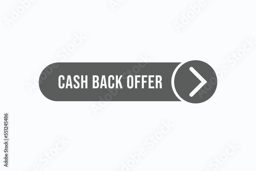 chas back offer button vectors. sign label speech bubble chas back offer 