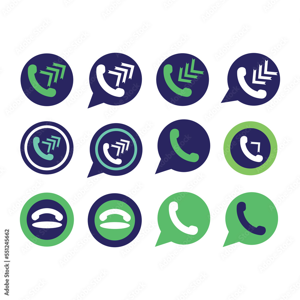 Phone icon set. Telephone icon illustration. Vector isolated elements. Phone icon set. Telephone icon illustration. Vector isolated elements.