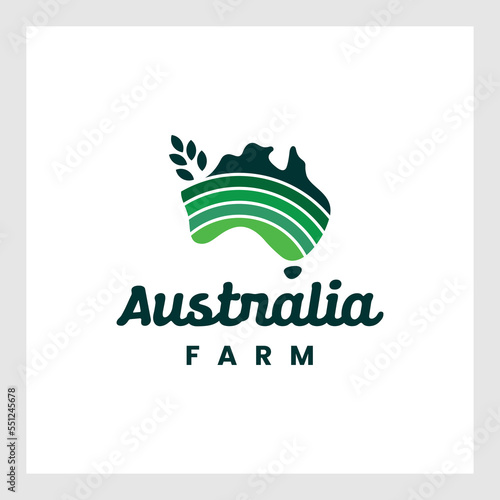 agriculture farm vector australia logo.farming agriculture map australia.