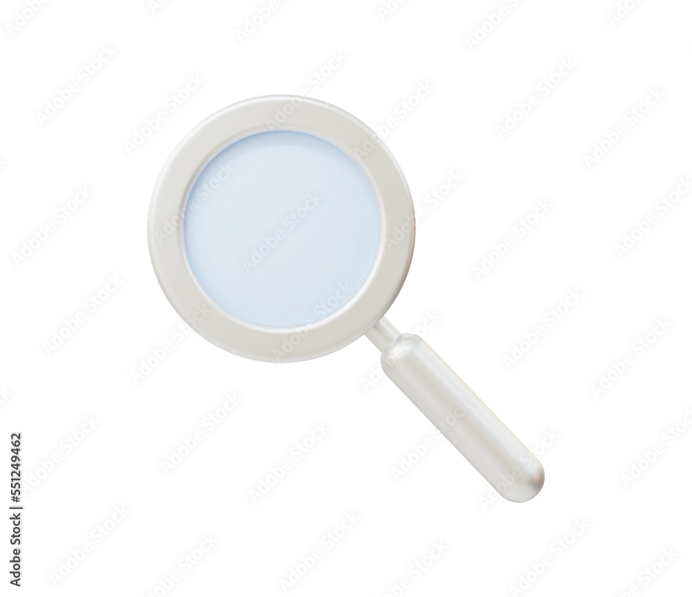 3d Realistic Magnifying glass vector illustration 3d Realistic Magnifying glass vector illustration