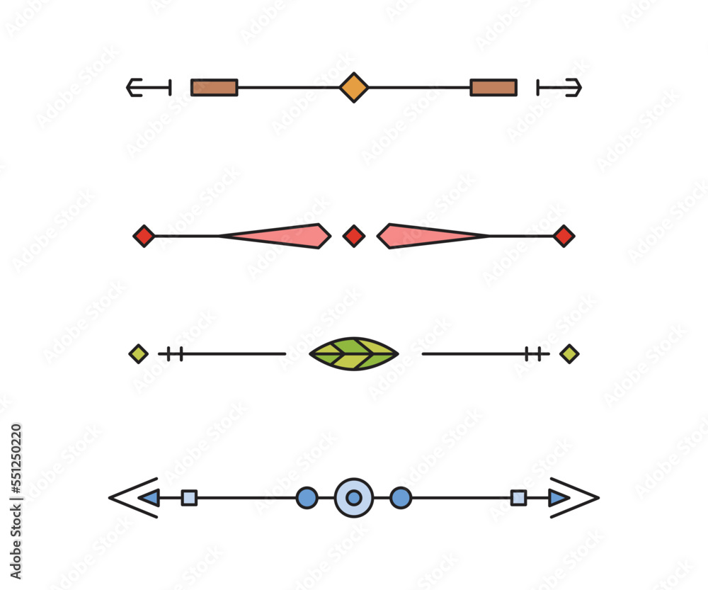 decorative text dividers and separators illustration decorative text dividers and separators illustration