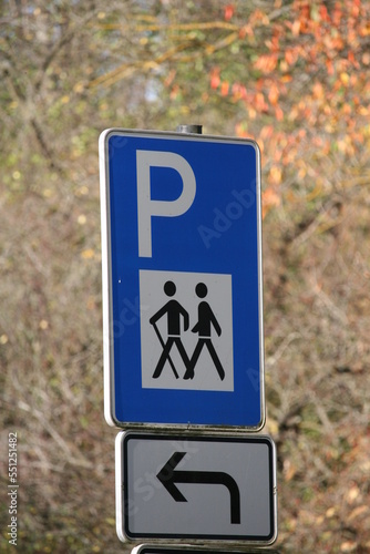 Parkplatz für Wanderer