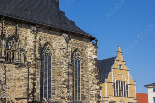 St. Jacob church and town hall in Kothen (Anhalt), Germany photo