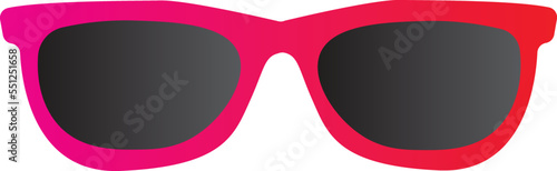 Sunglasses Icon. Dark Sunglasses Vector Illustration gradient vector