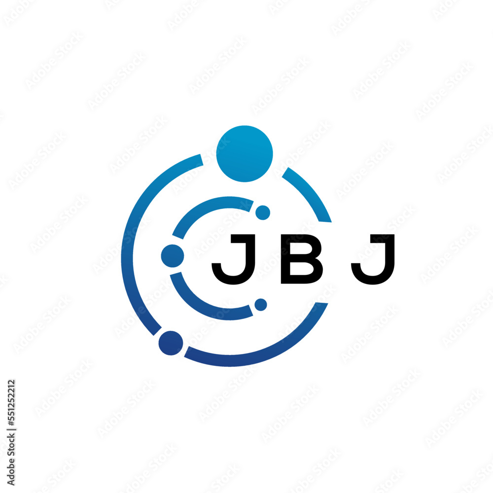 JBJ letter technology logo design on white background. JBJ creative initials letter IT logo concept. JBJ letter design. JBJ letter technology logo design on white background. JBJ creative initials letter IT logo concept. JBJ letter design.