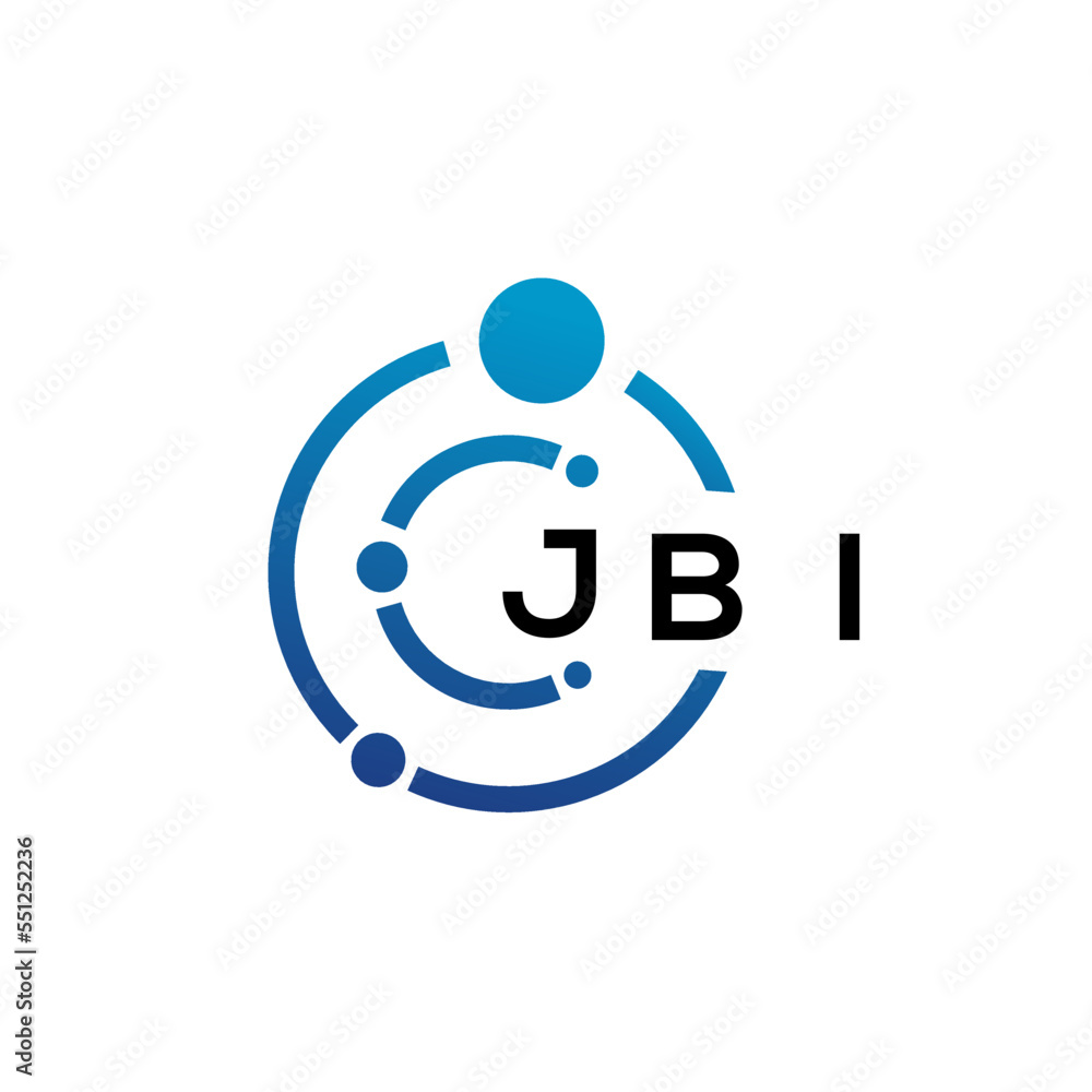 JBI letter technology logo design on white background. JBI creative initials letter IT logo concept. JBI letter design. JBI letter technology logo design on white background. JBI creative initials letter IT logo concept. JBI letter design.