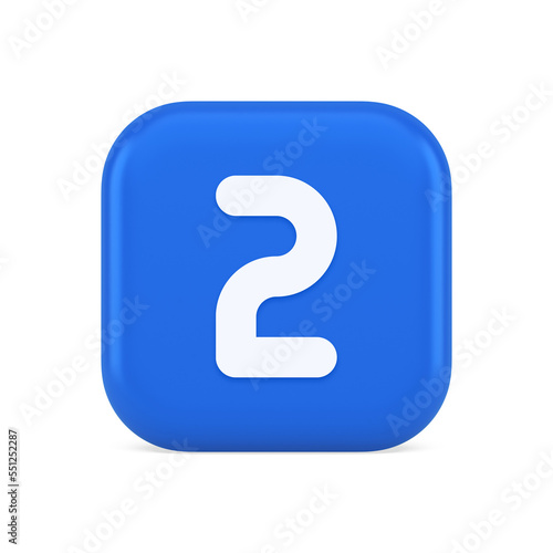 Two character button numeral cyberspace calculation service 3d realistic icon