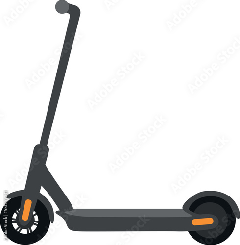 Electric kick scooter. Gyro Modern ecology vehicle - speed scooter on battery. vector illustration. Modern lifestyle, technologies. Eco transport for city lifestyle. you can rent for a quick ride. 