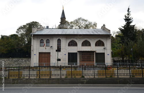 Located in Beyoğlu, Turkey, Kamer Hatun Mosque was first built in 1514. It was renovated in the 19th century. photo