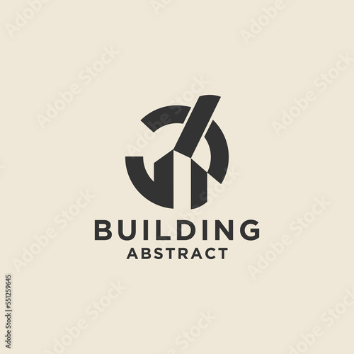 Building logo for construction logo icon design 
