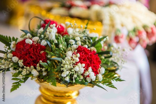 Wedding reception and cartering setting 