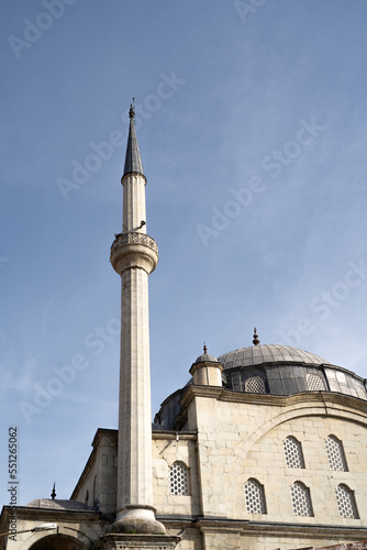 Ottoman architecture mosque in Safranbolu. izzet pasha mosque. Turkish architecture stone mosque. Safranbolu UNESCO World Heritage Site.