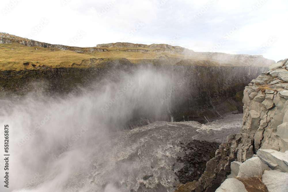 Detifoss - the most powerful in Europe, Iceland 