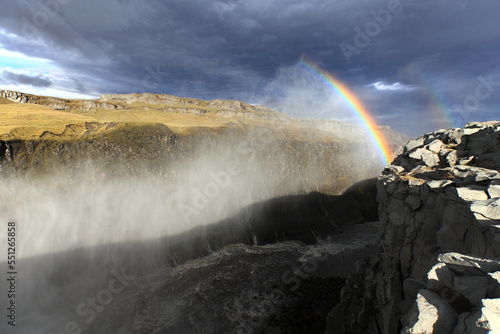 Detifoss - the most powerful in Europe, Iceland  photo