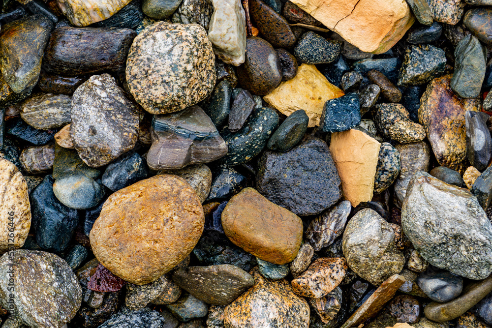Pebbles on the shore Pebbles on the shore