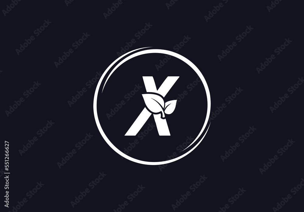 Green leaf circle logo and Eco nature business symbol design vector with the letters and alphabets. Eco logo. Pure fresh green leaf logo Green leaf circle logo and Eco nature business symbol design vector with the letters and alphabets. Eco logo. Pure fresh green leaf logo