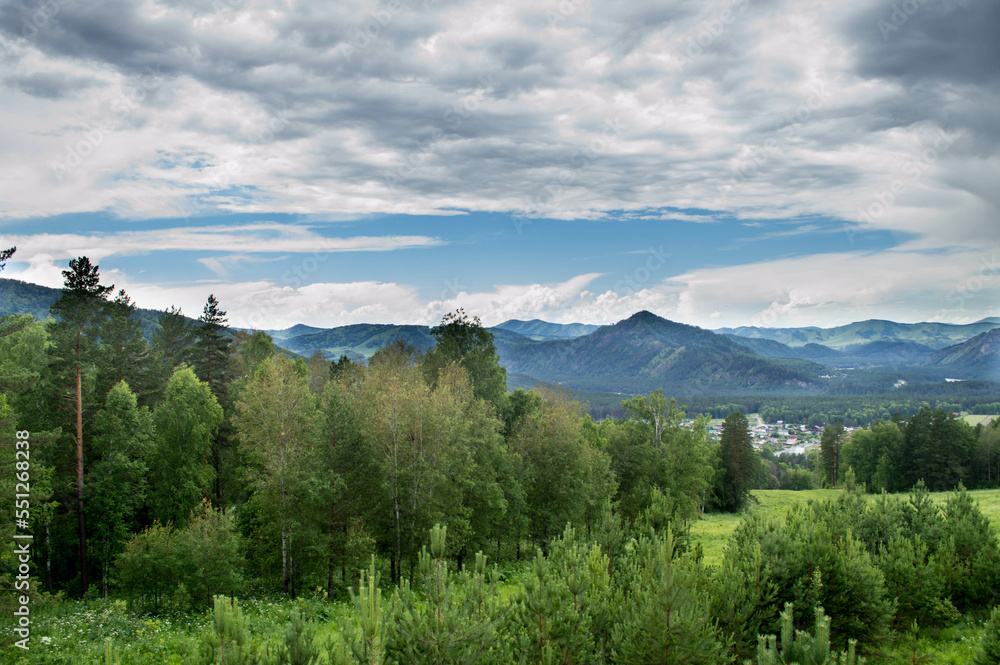Fototapeta premium landscape in the mountains